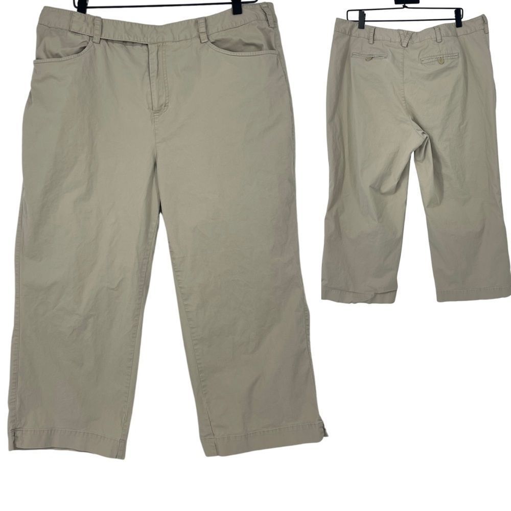 Merona Flat Front Capri Pants – Size 18W